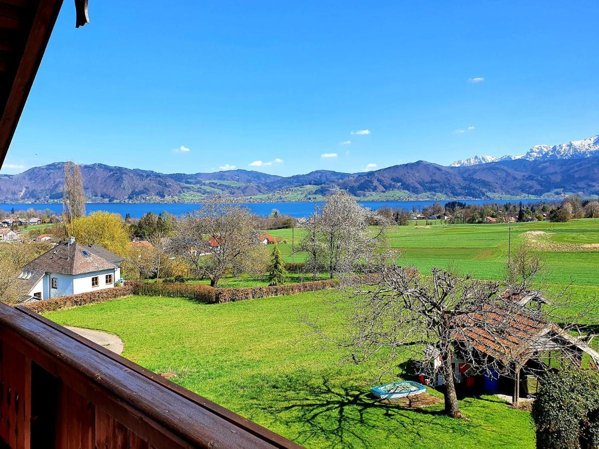 Ferienwohnung Haus Leitner Attersee Exterior foto