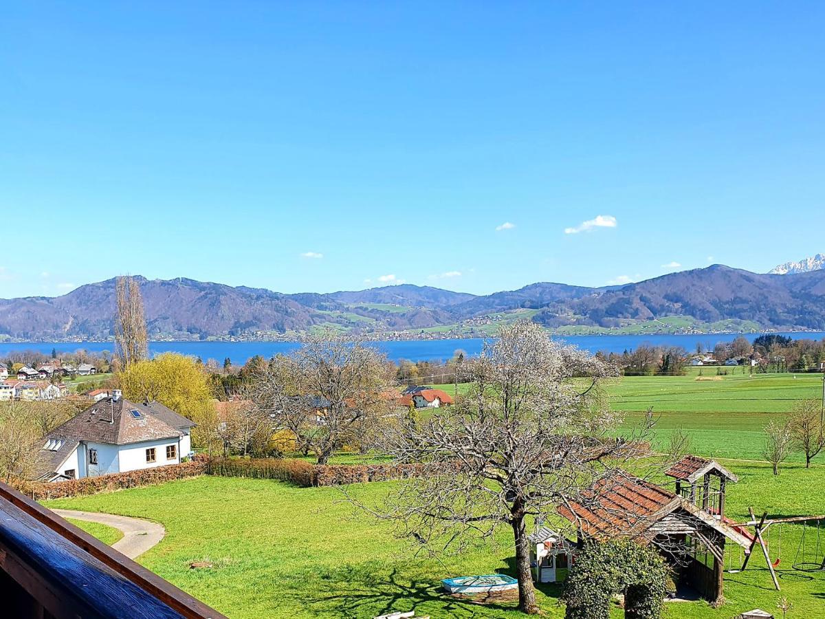 Ferienwohnung Haus Leitner Attersee Exterior foto