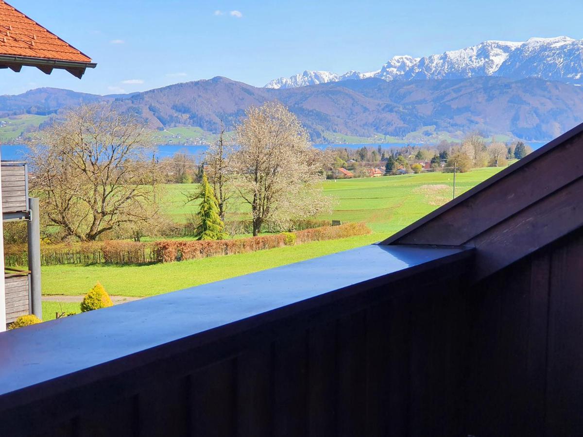 Ferienwohnung Haus Leitner Attersee Exterior foto