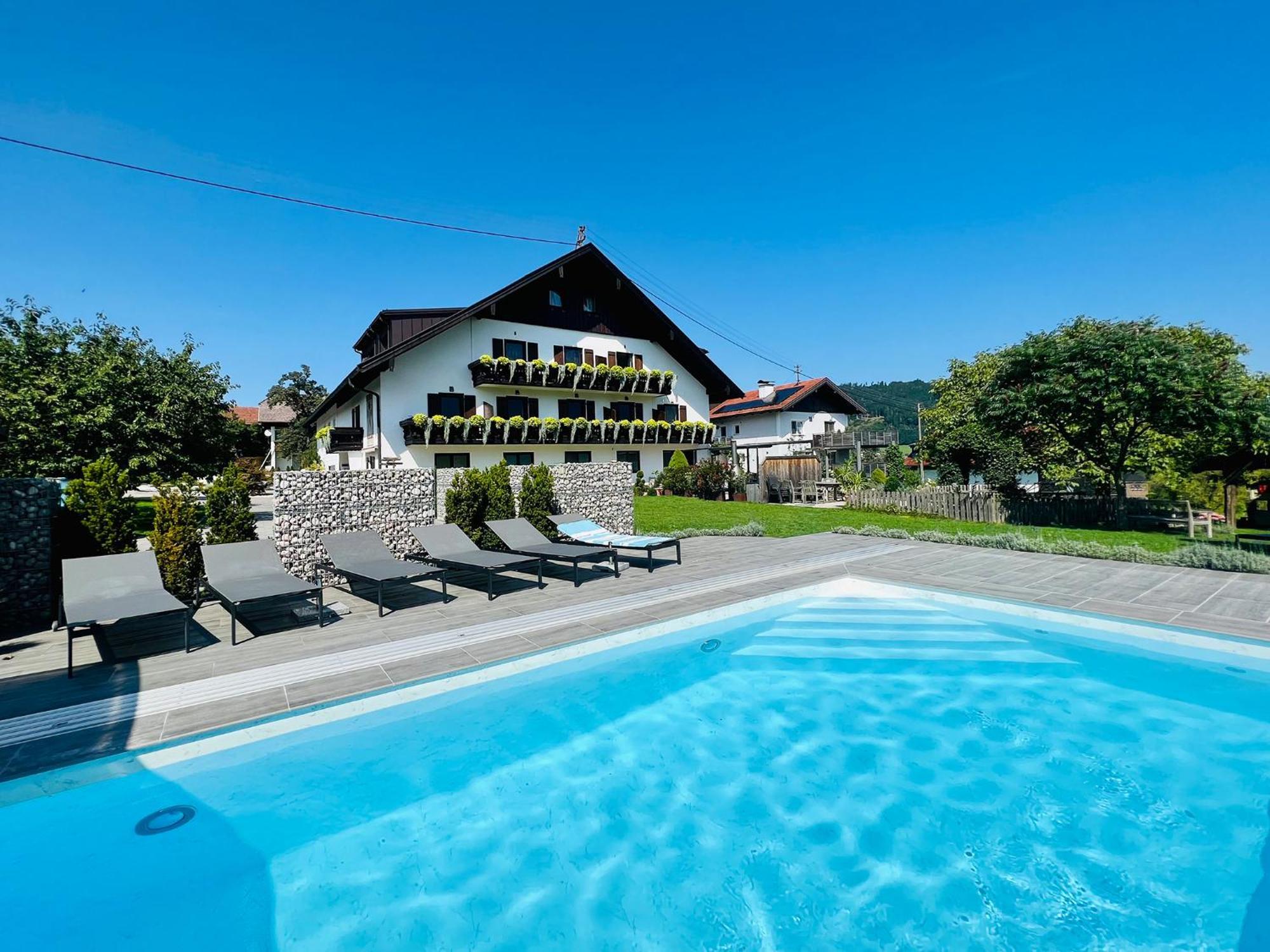 Ferienwohnung Haus Leitner Attersee Exterior foto
